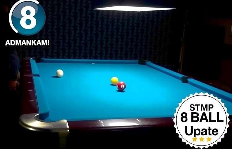 8 Ball Pool - Indian Version showing an advanced shot with 8 Ball Pool - Indian Version watermark
